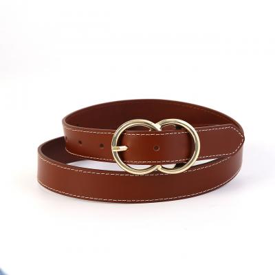 HY1006 women's belt fashion brown leather belts
